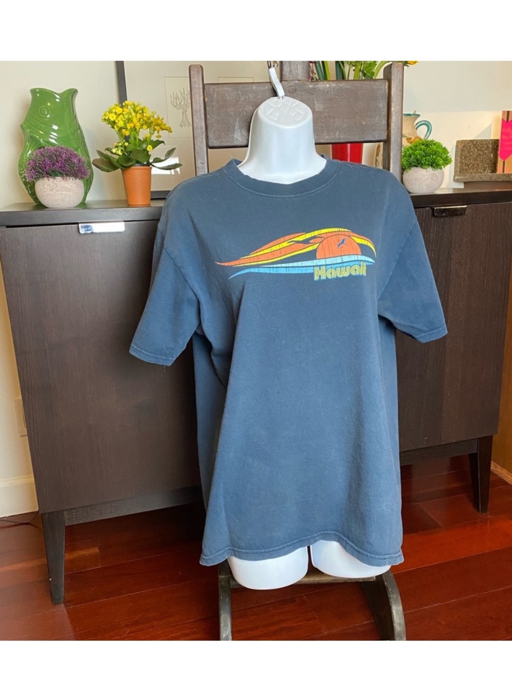 Vintage Hawaii Sunset Wave T-shirt